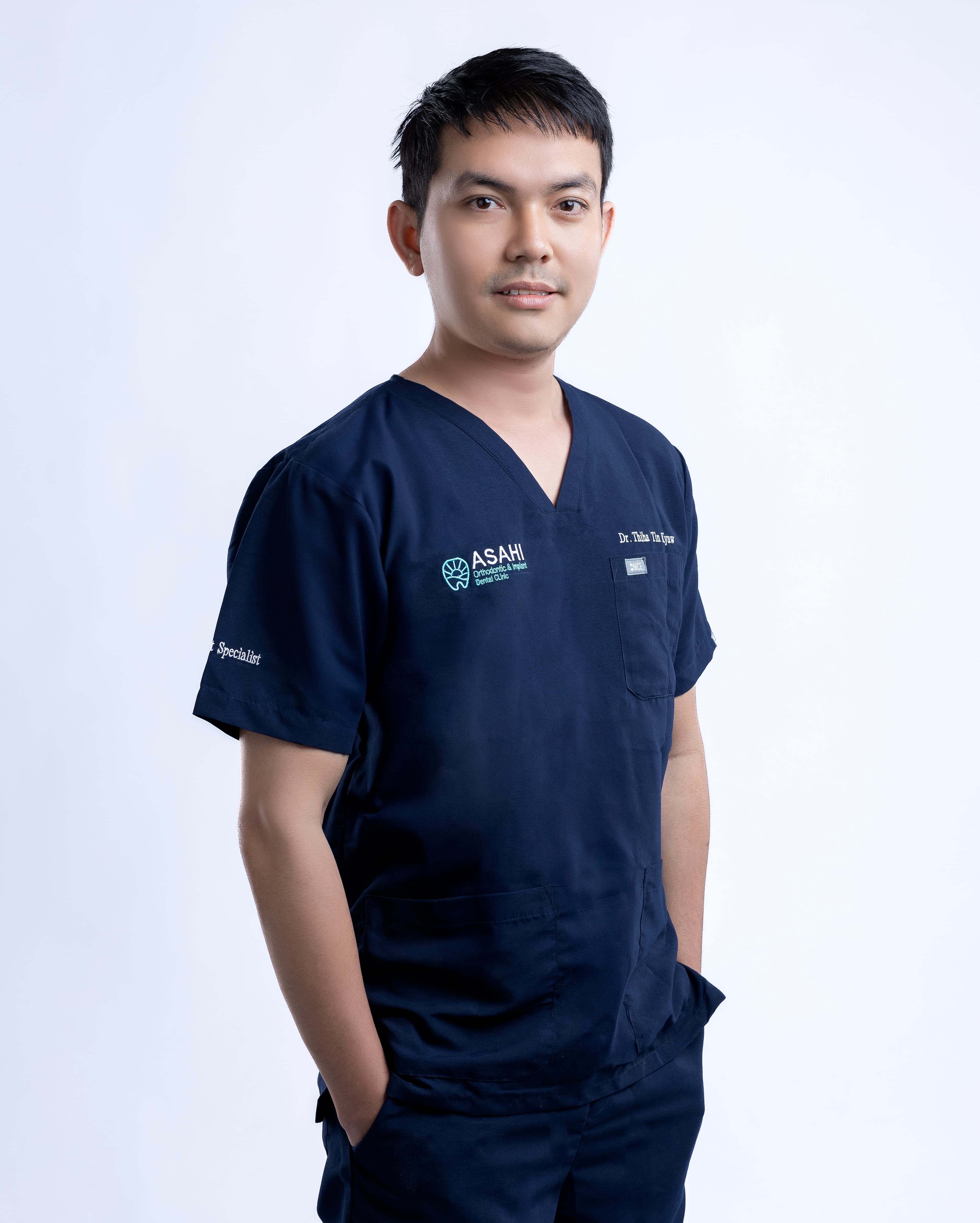 Portrait of Dr Thiha Tin Kyaw at Asahi Dental Specialist Clinic